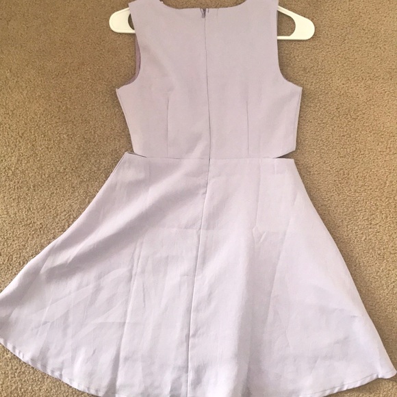 Cutout Purple Skater Dress *never been worn* - Picture 2 of 2